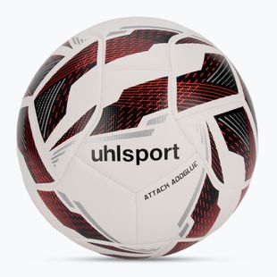 Uhlsport Attack Addglue labdarúgó fehér/fekete/fluo piros méret 4