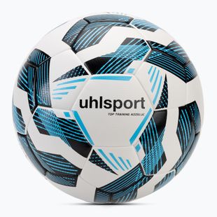 Uhlsport Fairtrade Top edzés Addglue futball fehér/fekete/fluo kék méret 4
