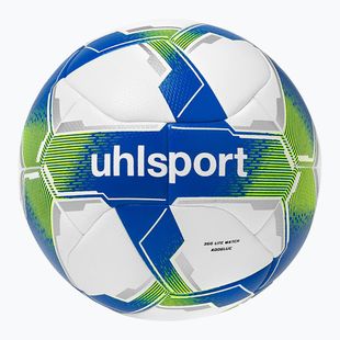 Labdarúgás uhlsport 350 Lite Match Addglue fehér/sötétkék/fluo sárga méret 4