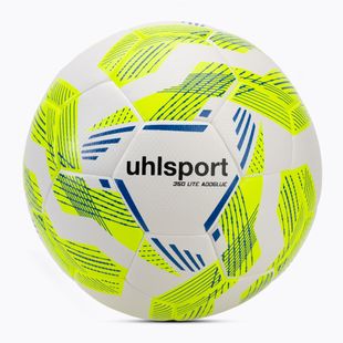 Labdarúgás uhlsport 350 Lite Addglue fehér/fluo sárga/sötétkék méret 5
