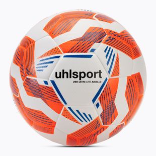 Labdarúgás uhlsport 290 Ultra Lite Addglue fehér/fluo narancs/sötétkék méret 5