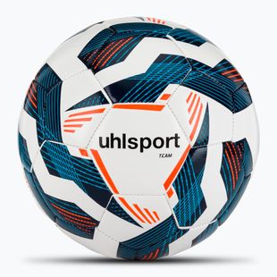 Labdarúgás uhlsport Team fehér/navy/fluo narancs méret 5