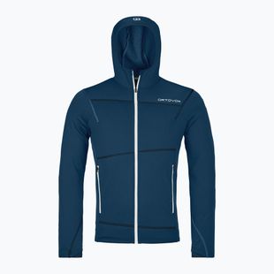 Férfi ORTOVOX Fleece Light Hoody deep ocean