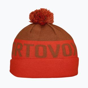 Téli sapka ORTOVOX Bobble Knit hot orange