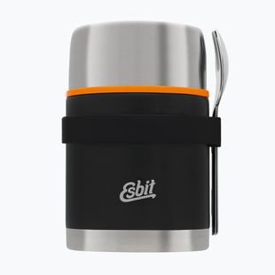 Ételtermosz evőeszközökkel Esbit Stainless Steel Food Jug 750 ml black