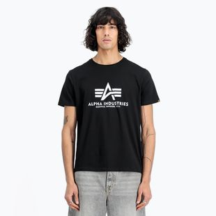 Alpha Industries férfi basic fekete póló