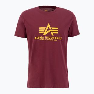 Alpha Industries férfi bordó Basic póló