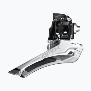 Első bicikli váltó Shimano FD-RX400 GRX 2x10 Down Swing silver/black