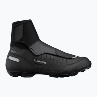 Férfi MTB kerékpáros cipők Shimano SH-MW502 Wide black