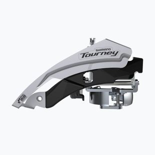 Első bicikli váltó Shimano FD-TY601-L6 Tourney 3x8/7/6 Top Swing M silver/black