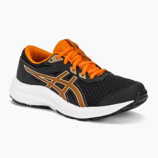 gyermek futócipő ASICS Contend 8 GS black/bright orange