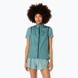 ASICS női futó ujjatlan Metarun Packable Gilet celadon színben