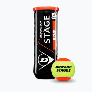 Teniszlabdák Dunlop Stage 2 3 pack orange