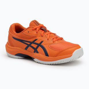 ASICS gyermek teniszcipő Gel-Game 10 GS Clay Jr nova narancs/indigo köd