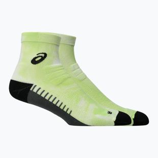 Zokni ASICS Performance Run Quarter lime green
