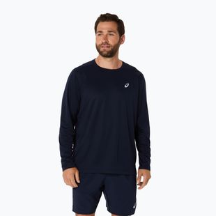 Férfi hosszú ujjú futófelső ASICS Core LS Top midnight