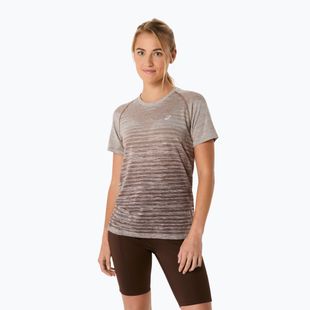 Női futópóló ASICS Seamless taupe grey/coffee