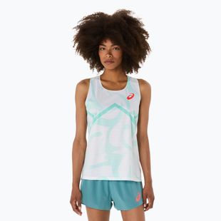Női ASICS Light Knit Singlet megnyugtató tengeri futópóló