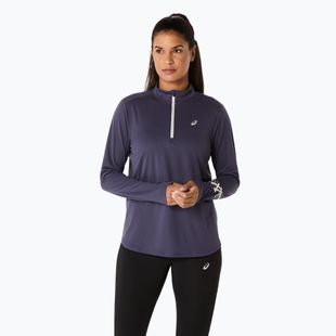 Női hosszú ujjú futófelső ASICS Icon 1/2 Zip LS Top indigo fog