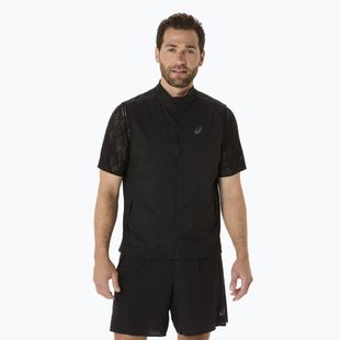 ASICS férfi Metarun Packable Gilet teljesítmény fekete futás ujjatlan