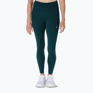Női ASICS Road magas derekú futó leggings szász zöld