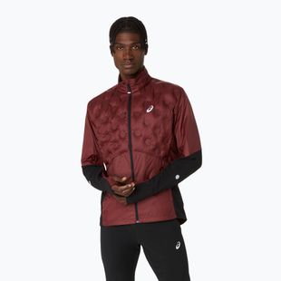 Férfi ASICS Road Winter sötétvörös planet futókabát