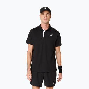 Férfi galléros póló ASICS Court Polo performance black