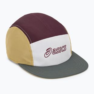 ASICS 5 Panel köpenyzöld/sötét ribizli/citromfű baseball sapka