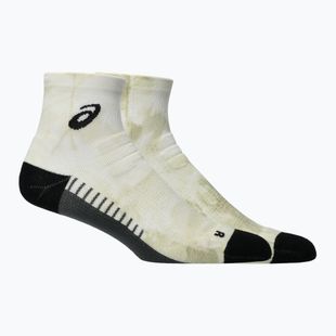 ASICS Performance Run Quarter zokni ragyogó fehér/osztrályvörös fehér