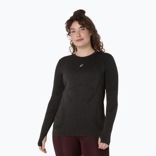 Női ASICS Road Seamless LS performance fekete hosszú ujjú futócipő
