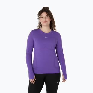 Női ASICS Road Seamless LS edo lila hosszú ujjú futócipő