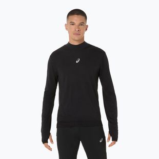 Férfi ASICS Road Winter Seamless teljesítmény fekete hosszú ujjú futócipő