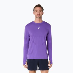 Férfi ASICS Road Seamless LS edo lila hosszú ujjú futócipő