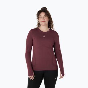Női ASICS Road Seamless LS dark currant/port royal hosszú ujjú futócipő