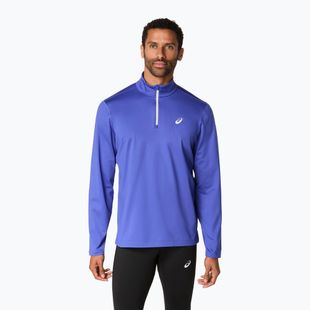Férfi ASICS Core Half Zip Winter sötét kobalt színű futó melegítőfelső
