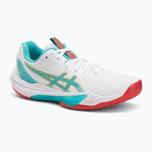 Női ASICS Sky Elite FF 3 röplabdacipő fehér/tengerzöld
