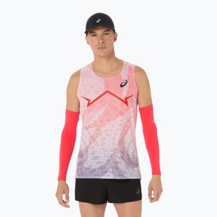 Férfi ASICS Metaspeed Singlet flash piros futópóló