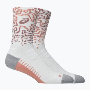 Zoknik ASICS Performance Run Crew brilliant white/morganite/pearl pink