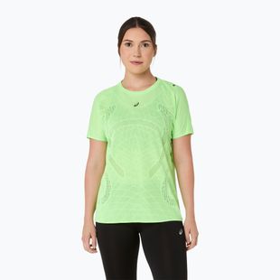 Női futópóló ASICS Metarun SS Top illuminate green