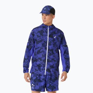 Női futódzseki ASICS Fujitrail Packable cobalt burst/indigo blue/cream