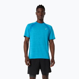 Férfi futópóló ASICS Road Aegean Blue