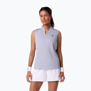 Női tenisz trikó ASICS Court Tank W grey/blue