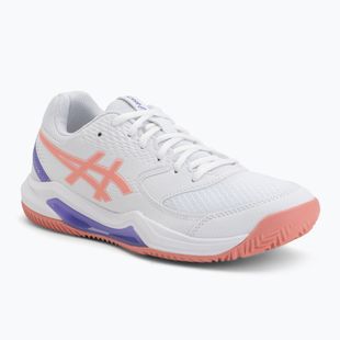 Női padelcipők ASICS Gel-Dedicate 8 Padel W white/guava