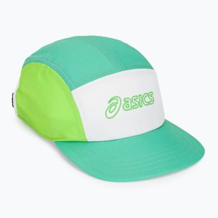 Baseball sapka ASICS Performance Running 5 panel aurora green/cream