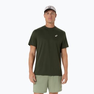 Férfi teniszpóló ASICS Court Top vintage khaki