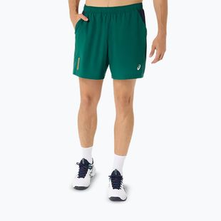 Férfi tenisznadrág ASICS Padel Court 7IN jewel green