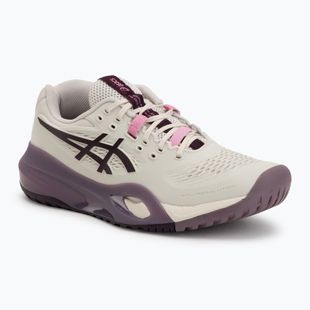 Női teniszcipő ASICS Gel-Resolution X soft oat/dark aubergine
