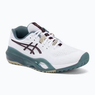 Férfi teniszcipő ASICS Gel-Resolution X white/dark aubergine