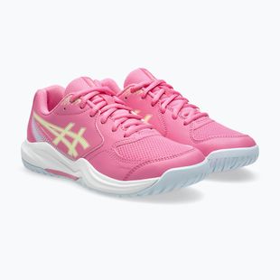 Gyerek teniszcipő ASICS Gel-Dedicate 9 GS dragon fruit/soft yellow