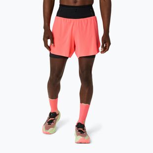 Férfi futónadrág ASICS Fujitrail Elite blazing coral